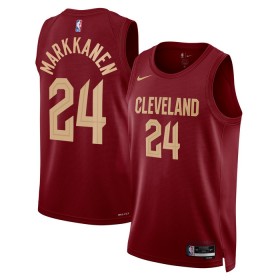 Dres Cleveland Cavaliers Lauri Markkanen 24 Nike 2022-23 Icon Edition Maroon Swingman